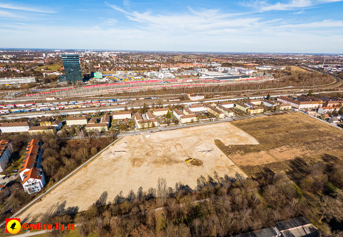 20.02.2023 - der Hachinger Bach zwischen Berg am Laim und Neuperlach